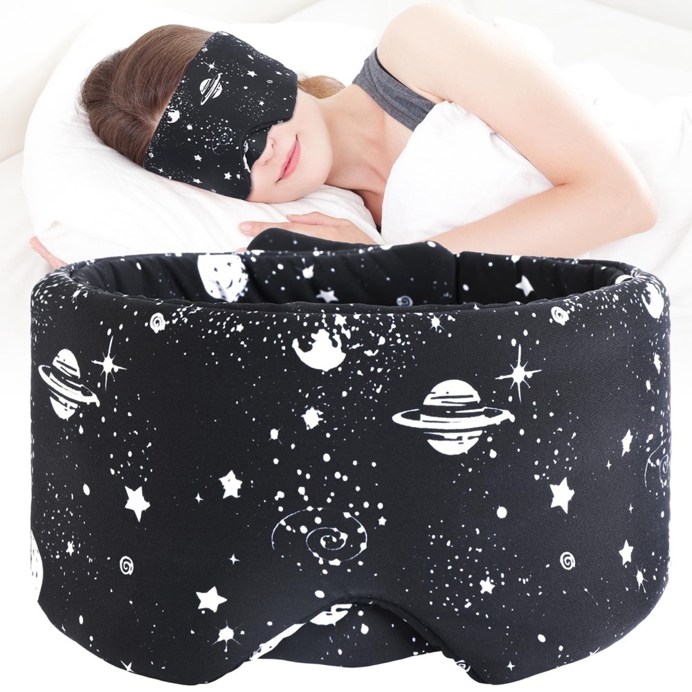 JUST IN! Ice Silk Sleep Mask Complete Black Out